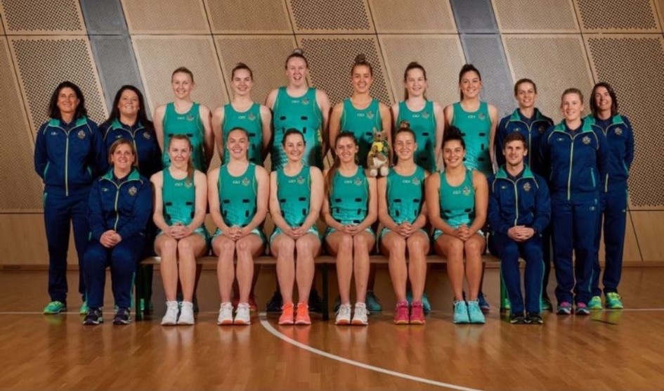 Australian Youth Netball World Cup team in Botswana